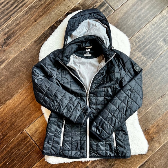 Cutter & Buck New Relic Black Puffer Jacket Size Small - Picture 4 of 15